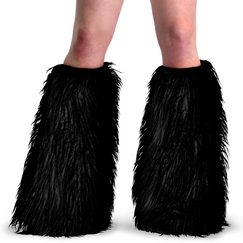 DemoniaCult - YETI-08 Beenwarmers - Zwart
